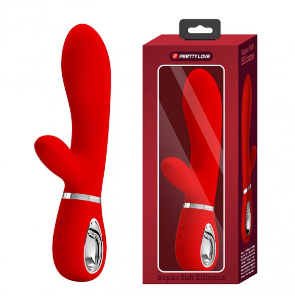 PRETTY LOVE - Thomas Wand Vibrator (Chargeable - Red)